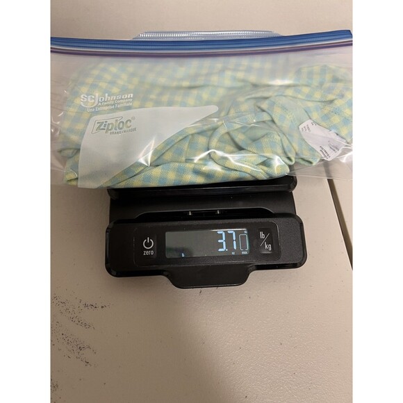 Elodie Gingham Halter Top XL Green Yellow Ruched Crop Tank Y2K Festival Cami - Picture 10 of 10